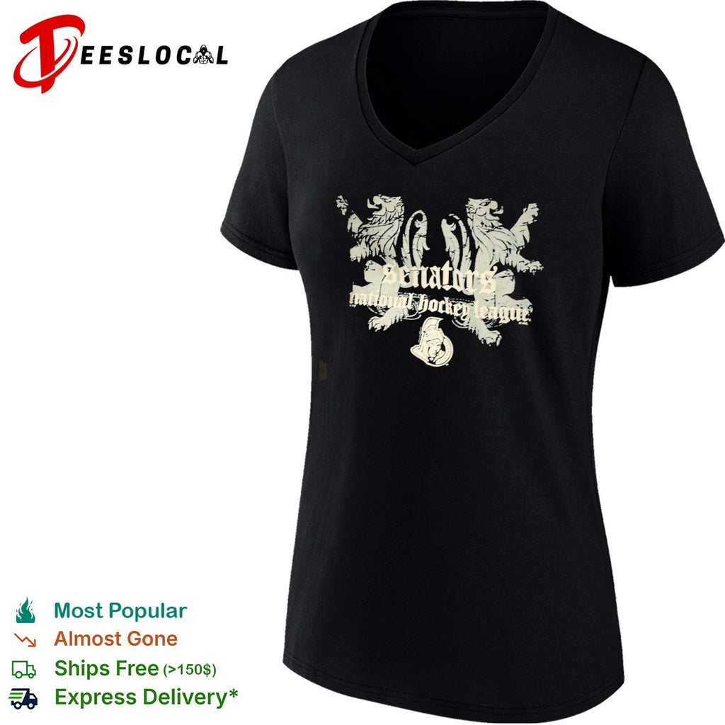 Ottawa Senators National Hockey League Distressed Logo shirt