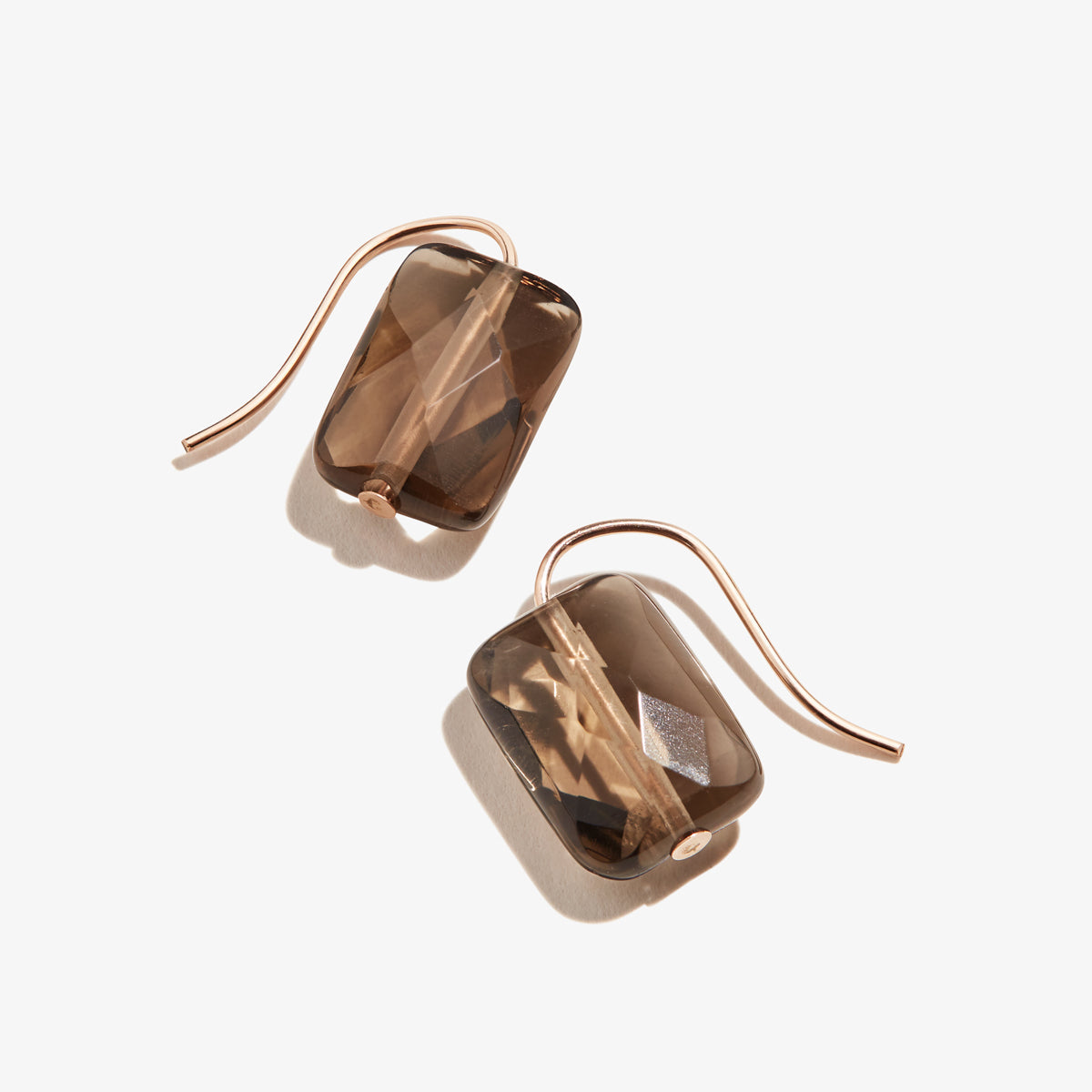 Smokey Quartz Gemstone Earrings T-Shirts