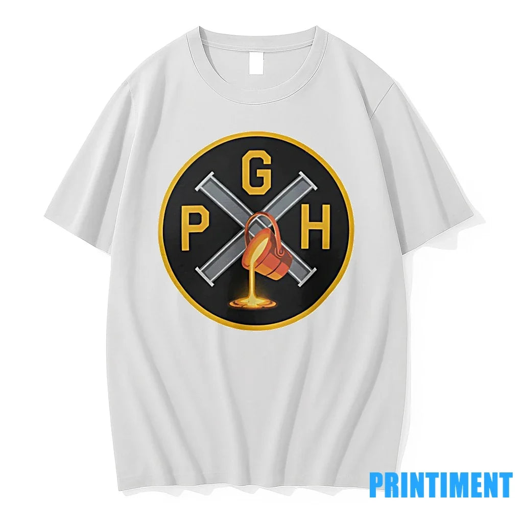 Pgh Emblem Steel Tshirts Sweater Unisex , , , Long Sleeve Tee