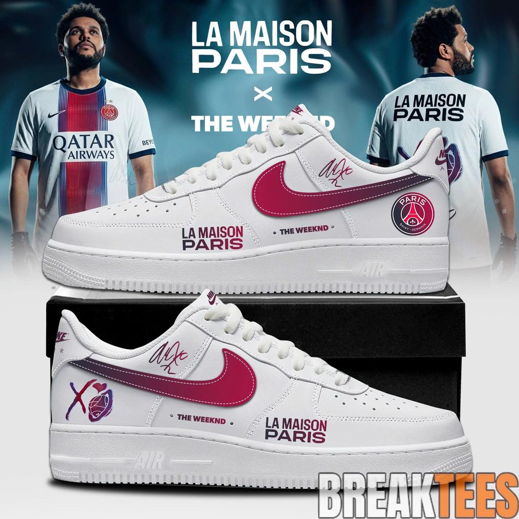 PSG x The Weeknd La Maison Paris Special AF1 Shoes