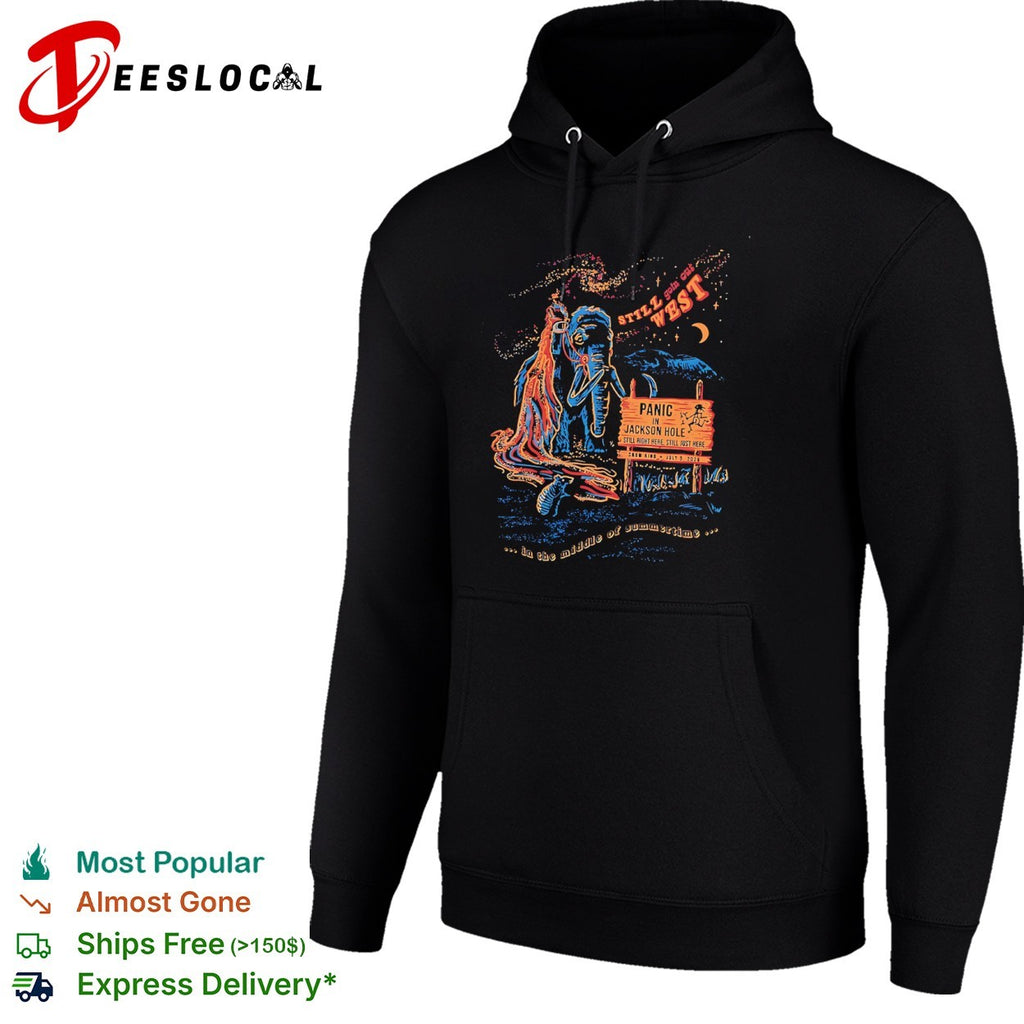 Panic in Jackson Hole Still Goin’ Out West Snow King July 5 2026 shirt