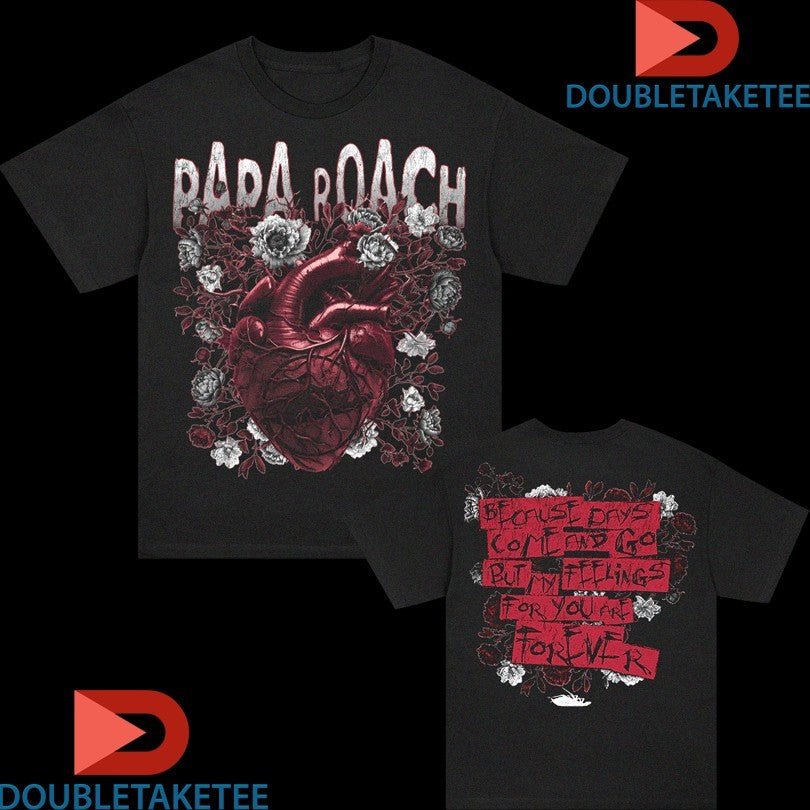 Papa Roach Heart &amp; Roses Unisex , , , Long Sleeve Tee