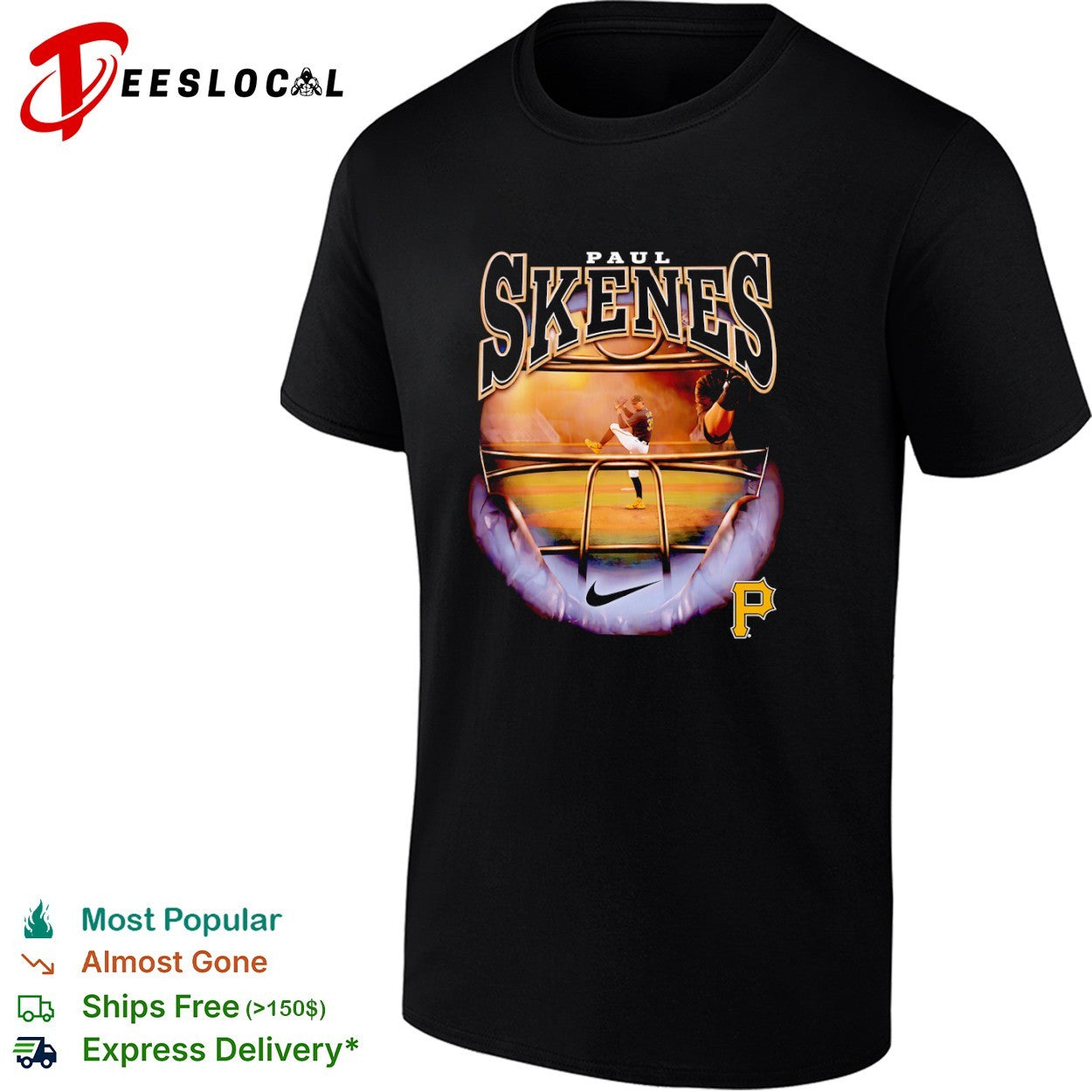 Paul Skenes Pittsburgh Pirates 31 MLB Players shirt