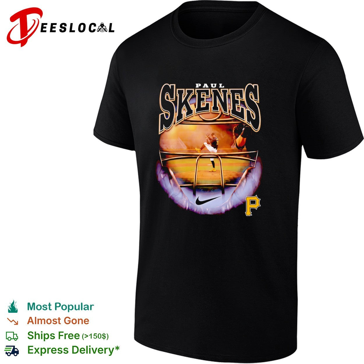 Paul Skenes Pittsburgh Pirates Player shirt