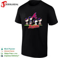 Peanuts Characters Atlanta Braves Baseball shirt