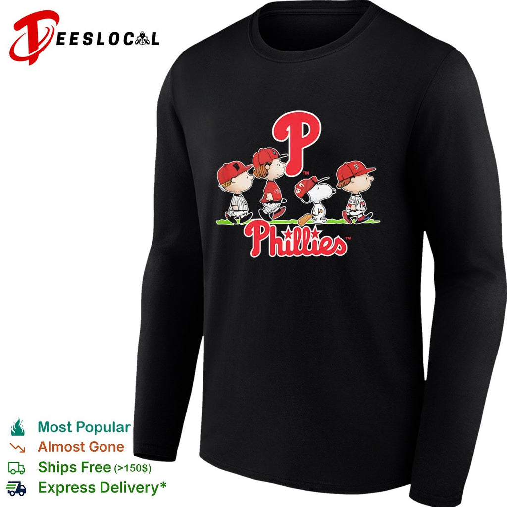 Peanuts Characters Philadelphia Phillies Baseball Team shirt