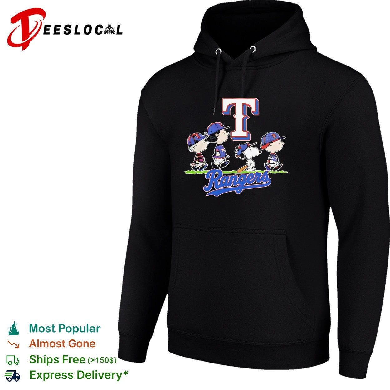 Peanuts Characters Texas Rangers Baseball Team shirt