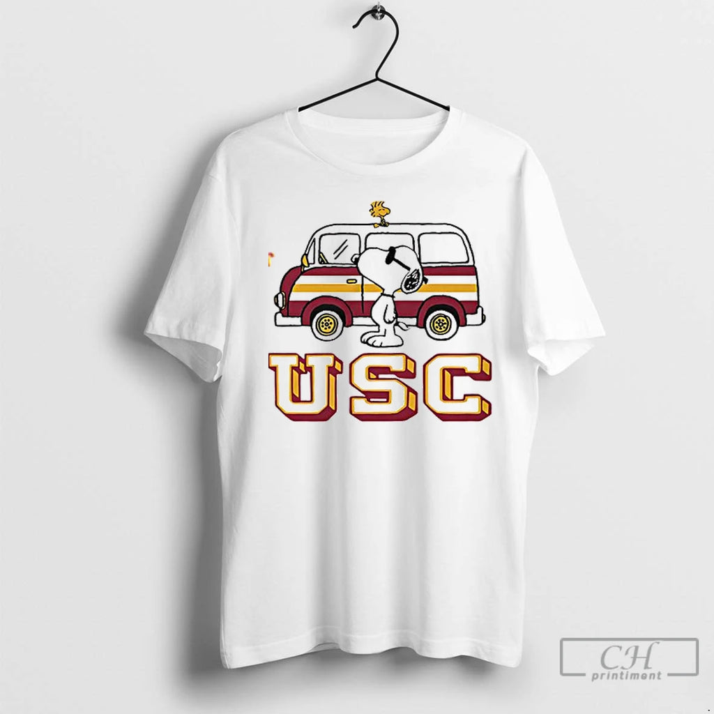 Peanuts X Usc Van Life T Shirts