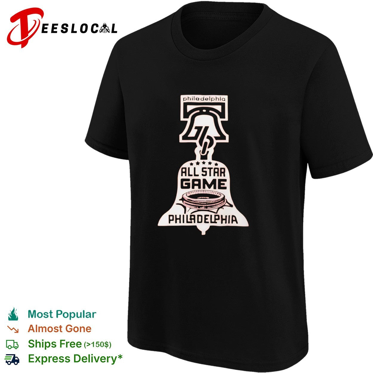 Philadelphia All Star Game Liberty Bell Stadium Logo shirt