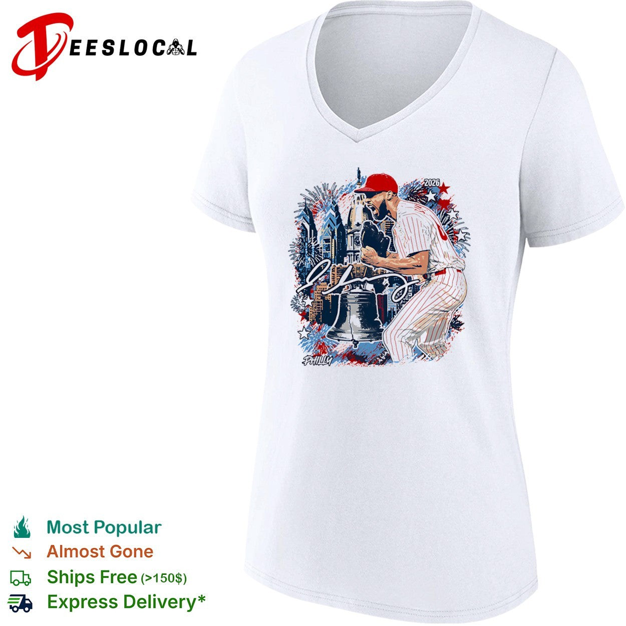 Philadelphia Phillies Baseball Player Signature 2026 shirt