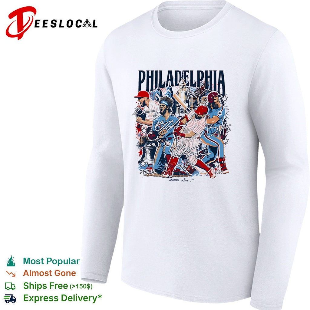 Philadelphia Phillies players Signature shirt