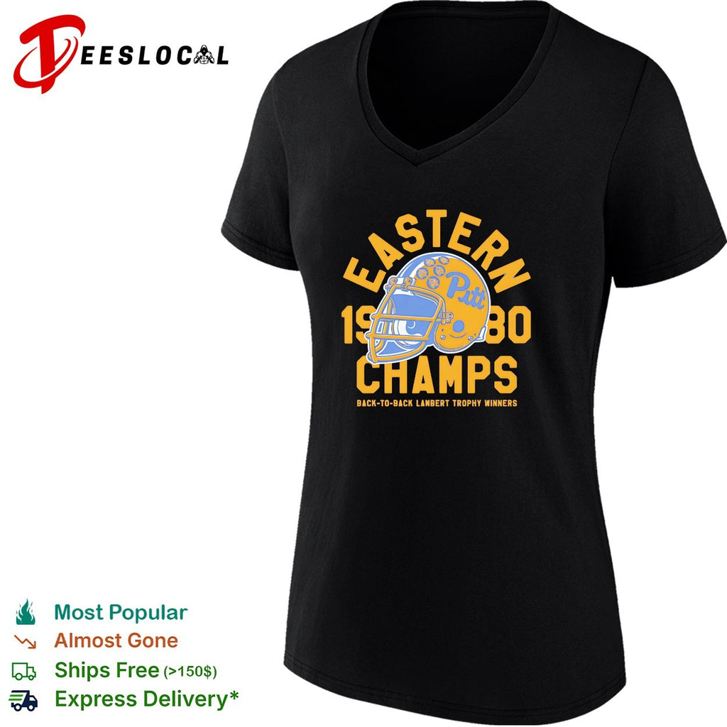 Pittsburgh Panthers Pitt eastern champs 1980 helmet Lambert Trophy shirt