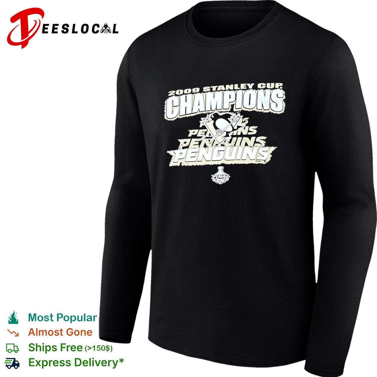 Pittsburgh Penguins 2009 Stanley Cup Champions shirt