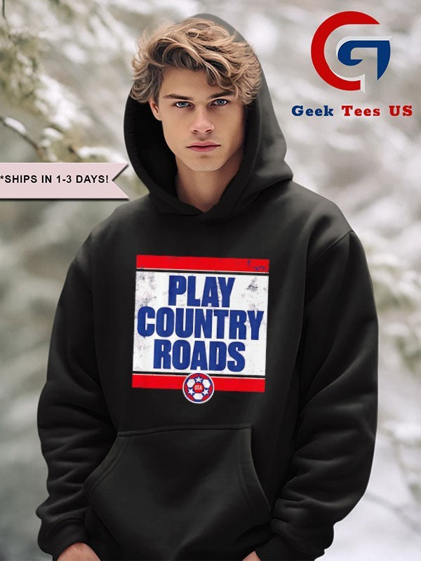 Play Country Roads USA Soccer 2026 T-shirt