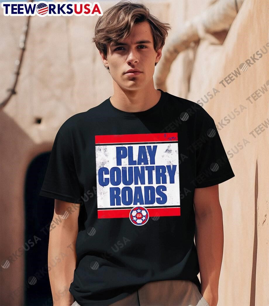 Play Country Roads USA soccer ball shirt