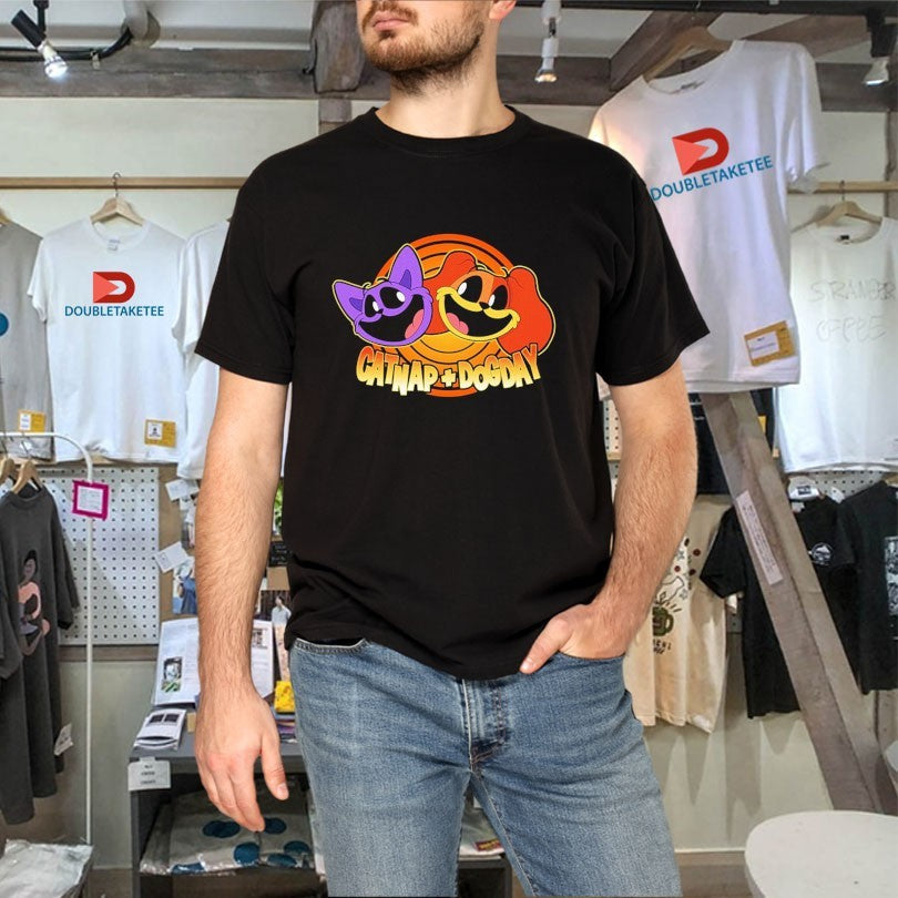 Poppy Playtime CatNap + DogDay In Color Unisex , , , Long Sleeve Tee