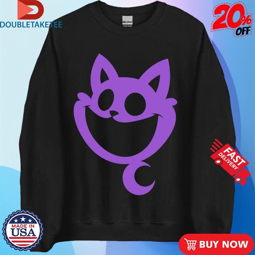 Poppy Playtime CatNap Face Unisex , , , Long Sleeve Tee
