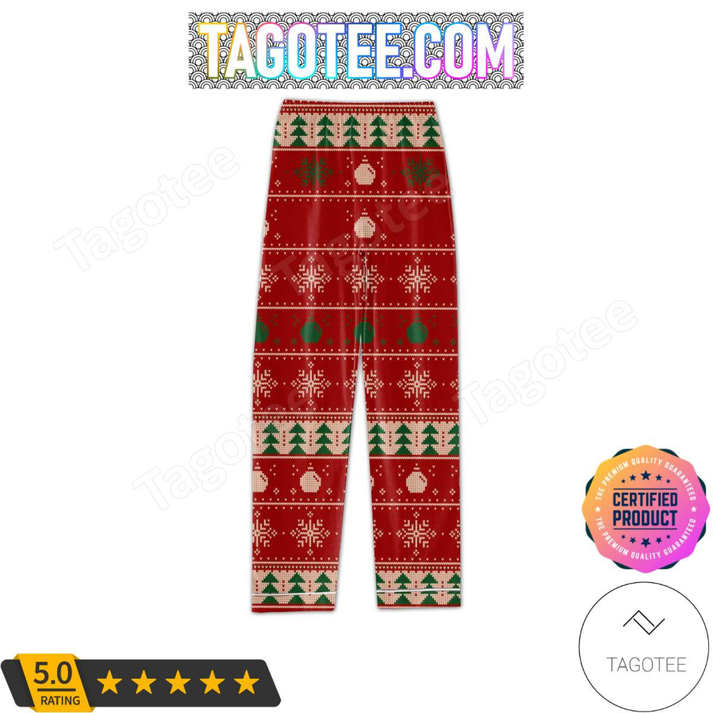 Post Malone Merry Postmas Christmas Pajamas Set PJ Shirt, Pant