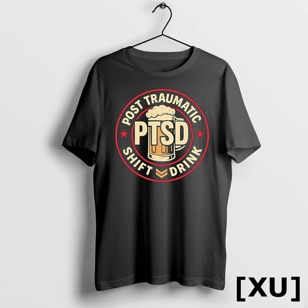 Post Traumatic Shift Drink Logo Tshirts Sweater