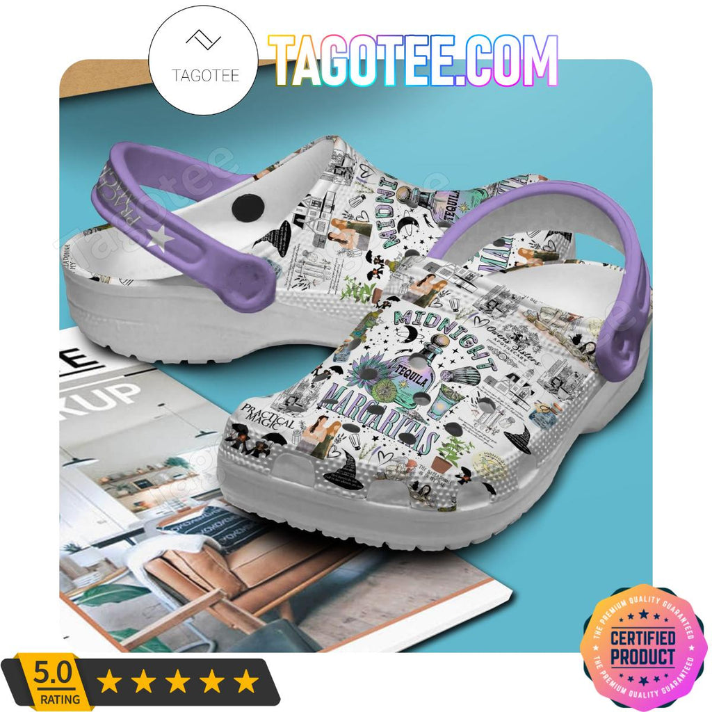 Practical Magic Midnight Margaritas Crocs Clogs