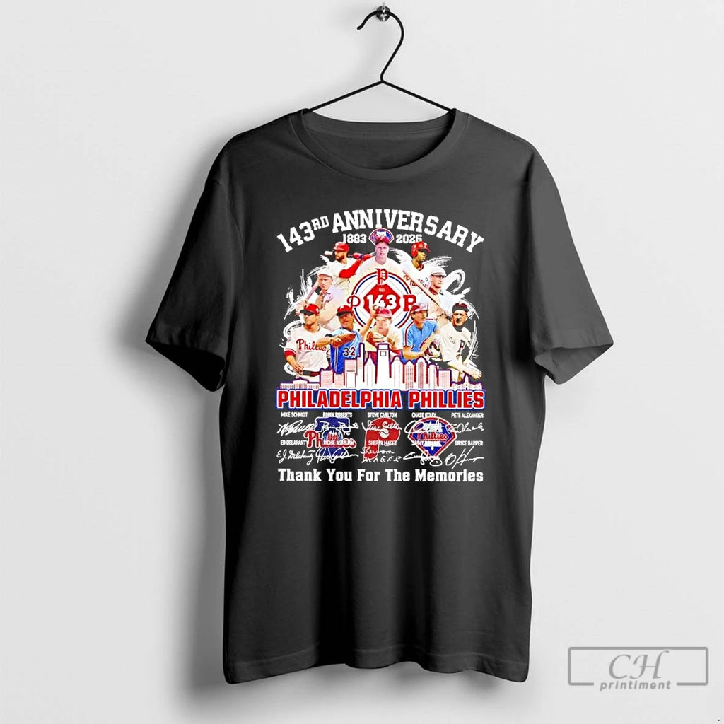 Premium 143rd Anniversary Philadelphia Phillies 1883 2026 Team Players