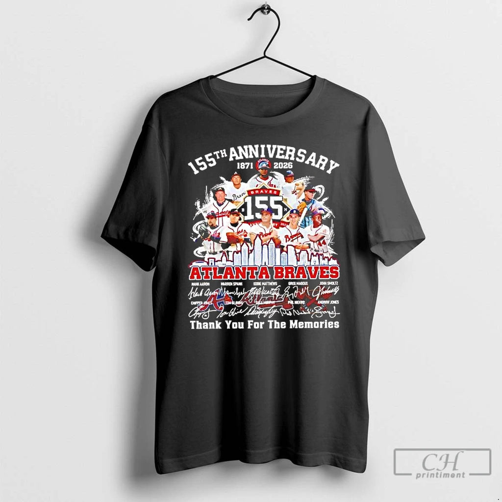Premium 155th Anniversary 1871 2026 Atlanta Braves Team Players