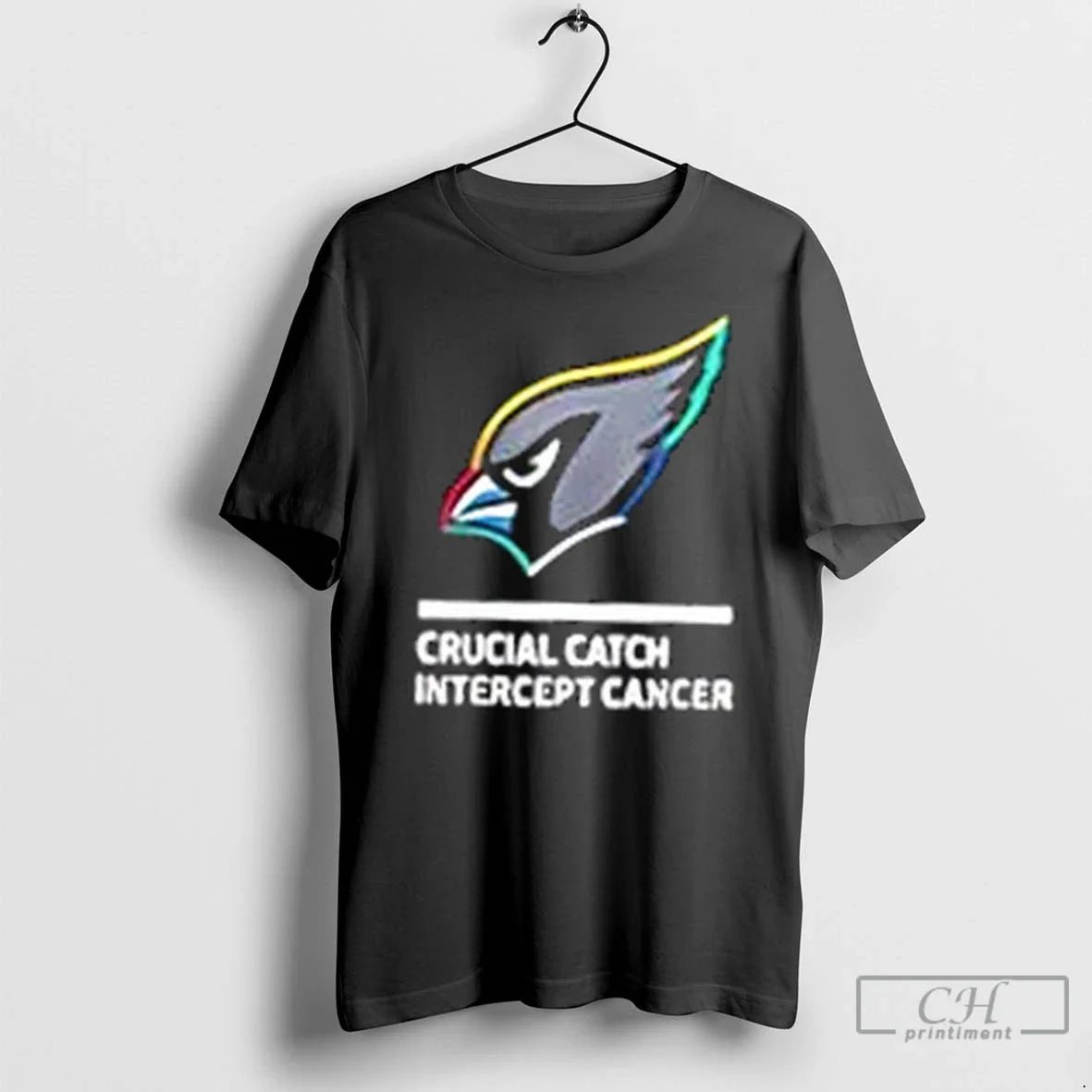 Premium 2025 Crucial Catch Intercept Cancer Arizona Cardinals 2 Sided T Shirts Unisex , , , Long Sleeve Tee