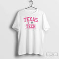 Premium 2025 Texas Tech Breast Cancer Awareness Month 2 Sided T Shirts Unisex , , , Long Sleeve Tee