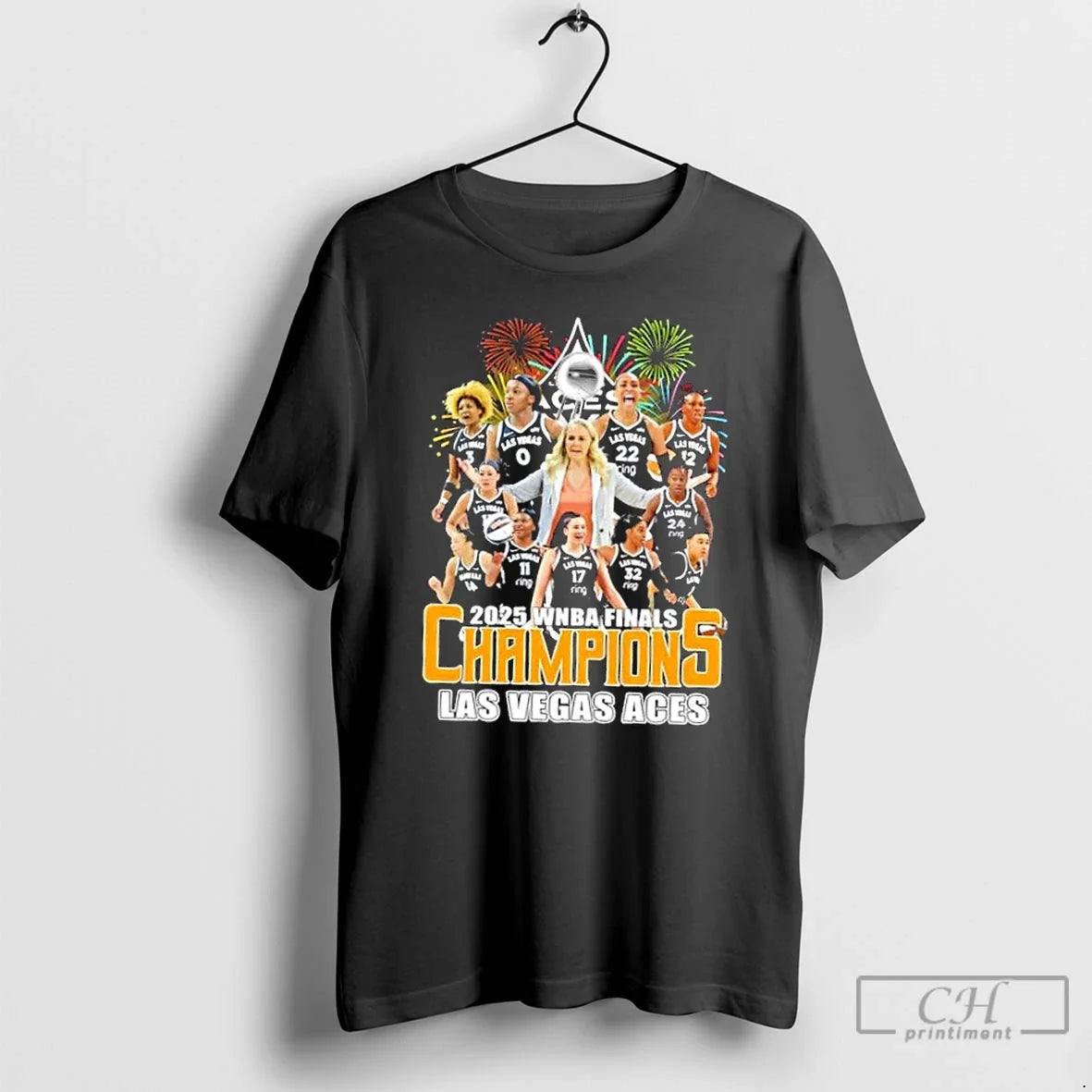 Premium 2025 Wnba Finals Las Vegas Aces Champions All Players T Shirts Unisex , , , Long Sleeve Tee