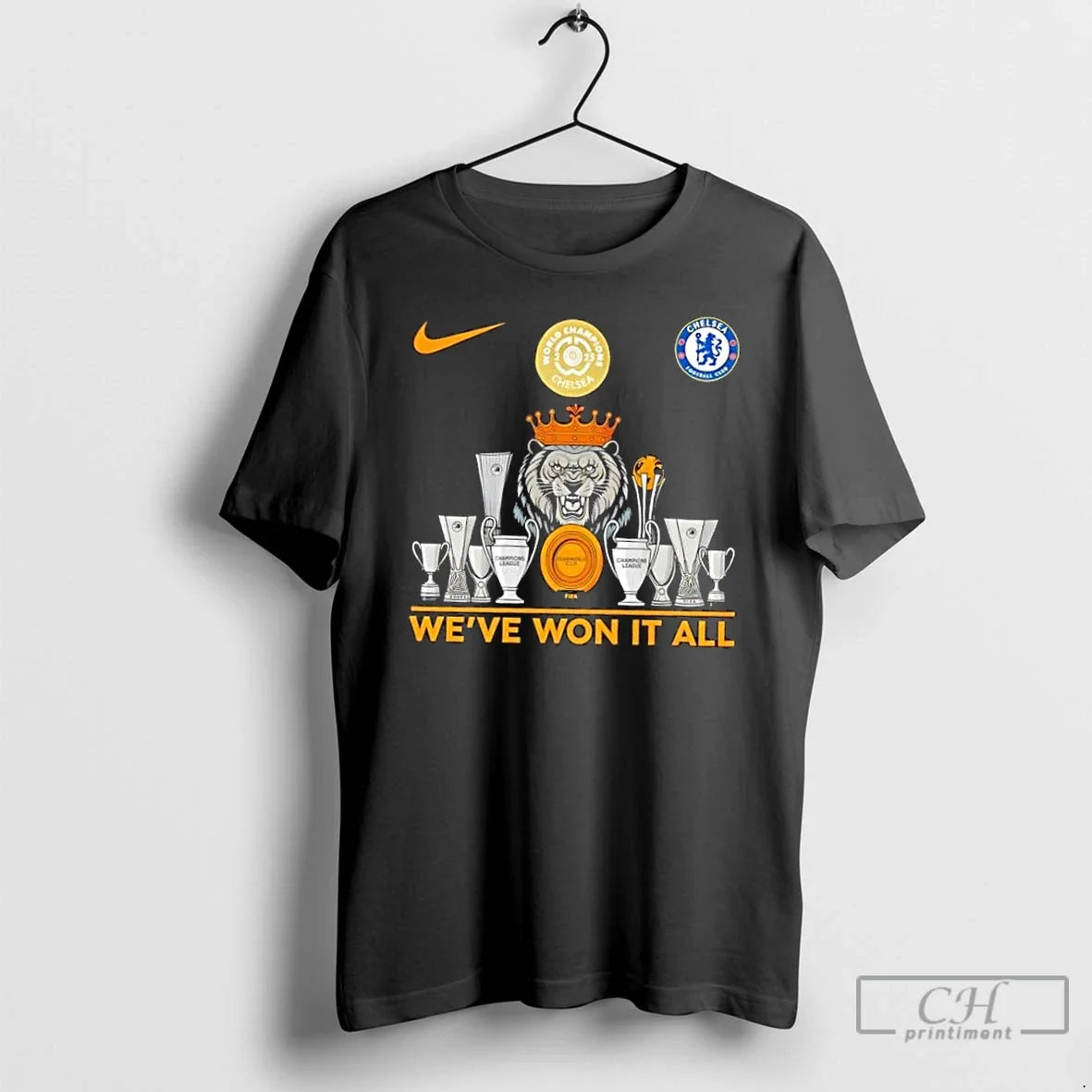 Premium 2025 World Champions Chelsea Fc Weve Won It All Trophies T Shirts Unisex , , , Long Sleeve Tee