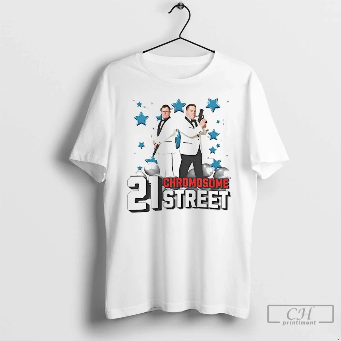 Premium 21 Chromosome Street Graphic T Shirts Unisex , , , Long Sleeve Tee