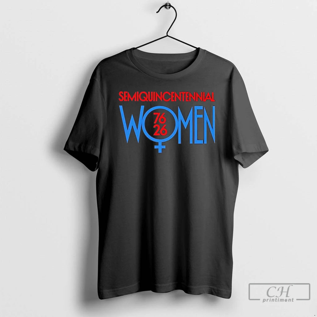 Premium 250th Anniversary Semiquincentennial Women 1776 2026 Tee
