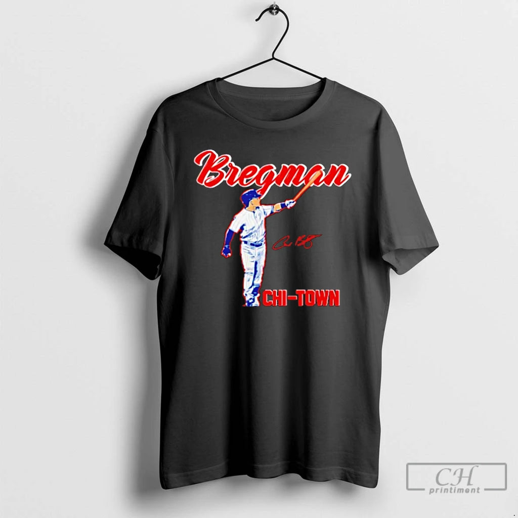 Premium Alex Bregman Chi Town Chicago Cubs Signature
