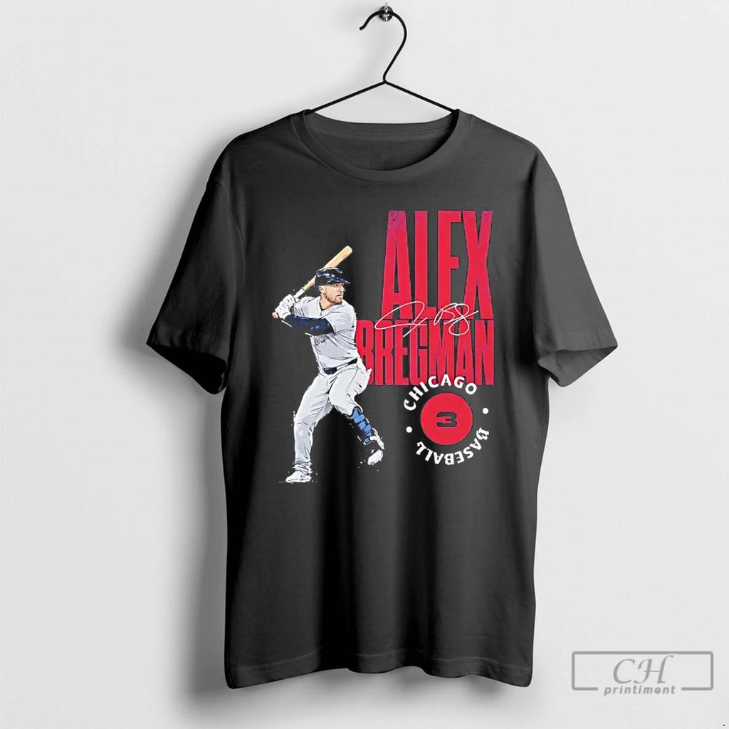 Premium Alex Bregman Batting Stamp Chicago Cubs Signature