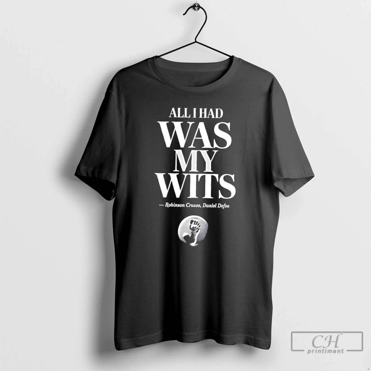 Premium All I Had Was My Wits Robinson Crusoe T Shirts Unisex , , , Long Sleeve Tee