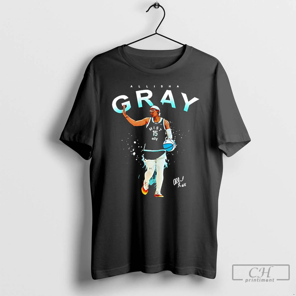 Premium Allisha Gray Mist Bc Unrivaled Basketball Signature Graphic