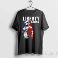 Premium American Defiance Liberty Nation Vintage T Shirts Unisex , , , Long Sleeve Tee