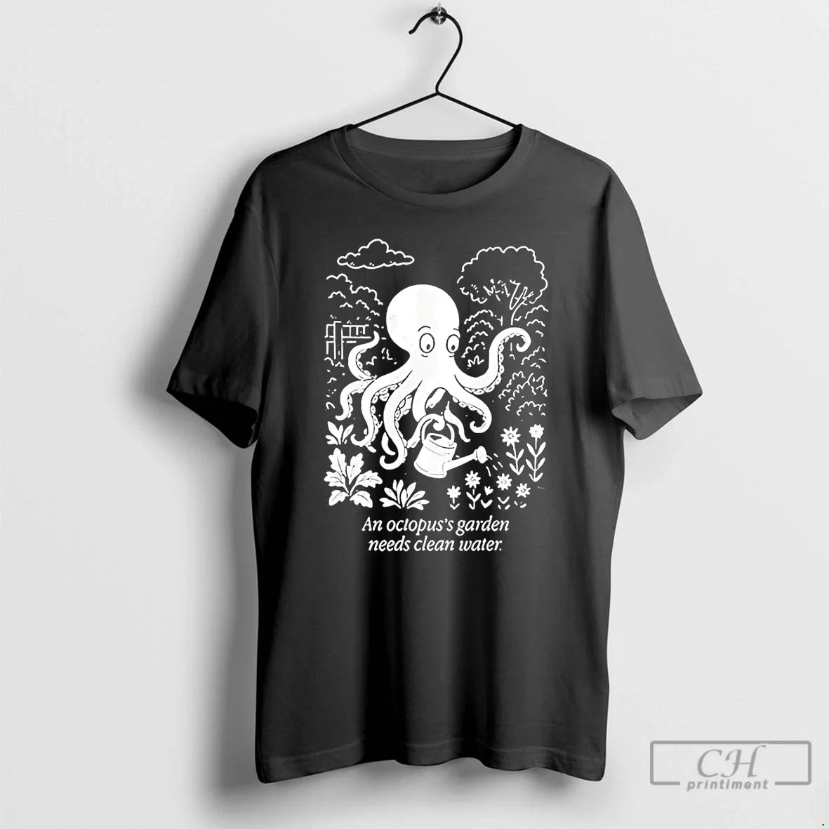 Premium An Octopuss Garden Needs Clean Water T Shirts Unisex , , , Long Sleeve Tee