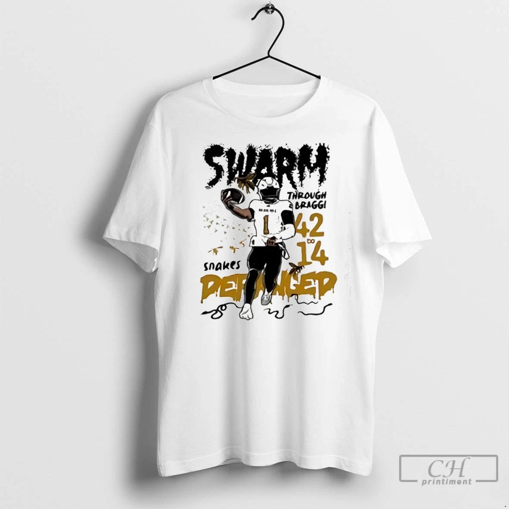 Premium Andrew Body Alabama State Hornets Football Swarm Through Bragg Snakes Peraged