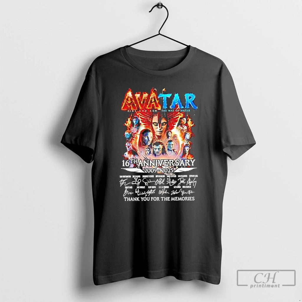 Premium Avatar Fire And Ash The Way Of Water 16th Anniversary 2009 2025 T Shirts