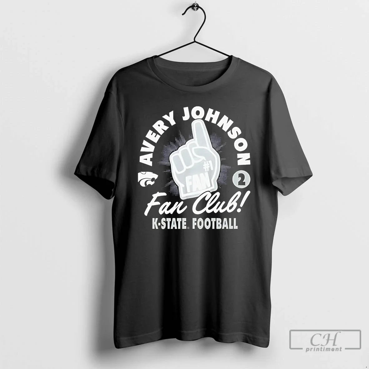 Premium Avery Johnson Fan Club Kansas State Wildcats T Shirts Unisex , , , Long Sleeve Tee