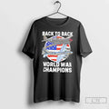 Premium Back To Back World War Champions Usa Flag T Shirts Unisex , , , Long Sleeve Tee