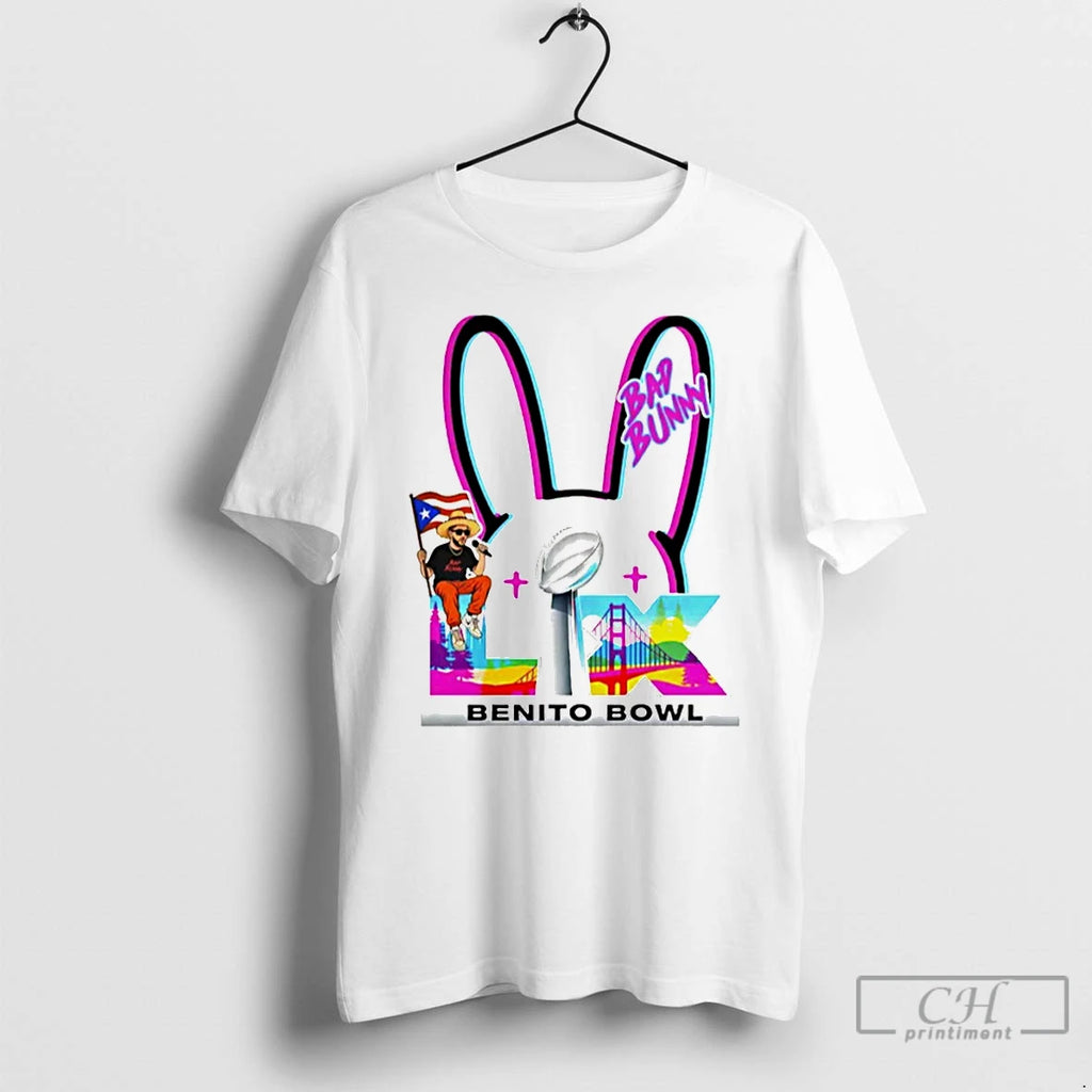 Premium Bad Bunny Puerto Rico Football Benito Bowl