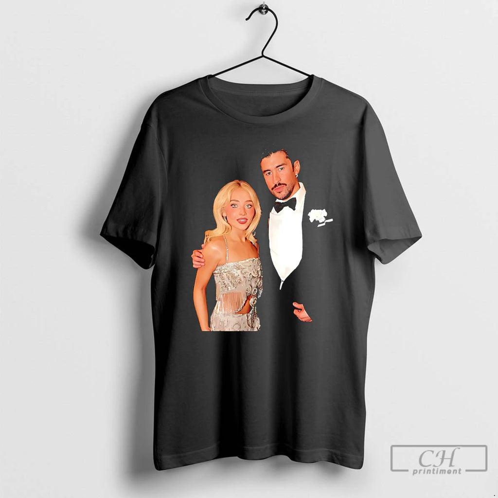 Premium Bad Bunny And Sabrina Grammy 2026 Graphic