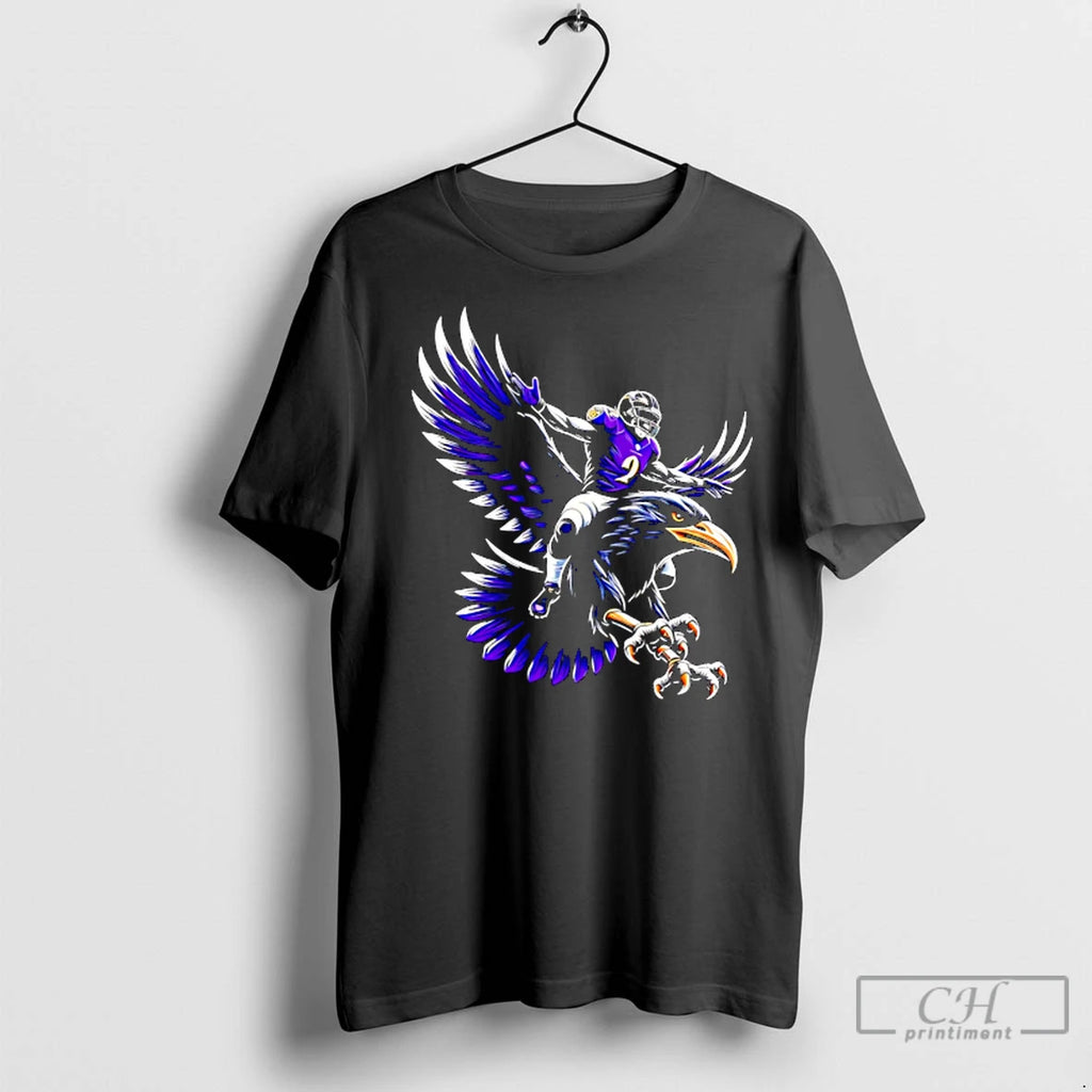Premium Baltimore Ravens Gridiron Style Purple Grit Design