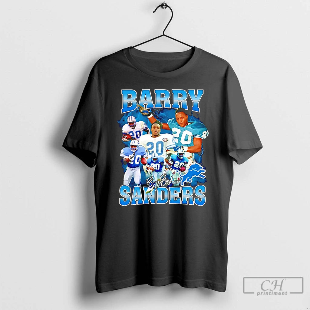 Premium Barry Sanders Detroit Lions Vintage 90s 2026