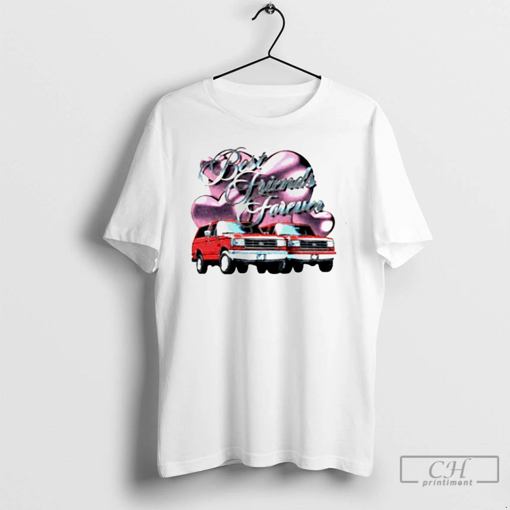 Premium Best Friends Forever Classic Ford Car Retro
