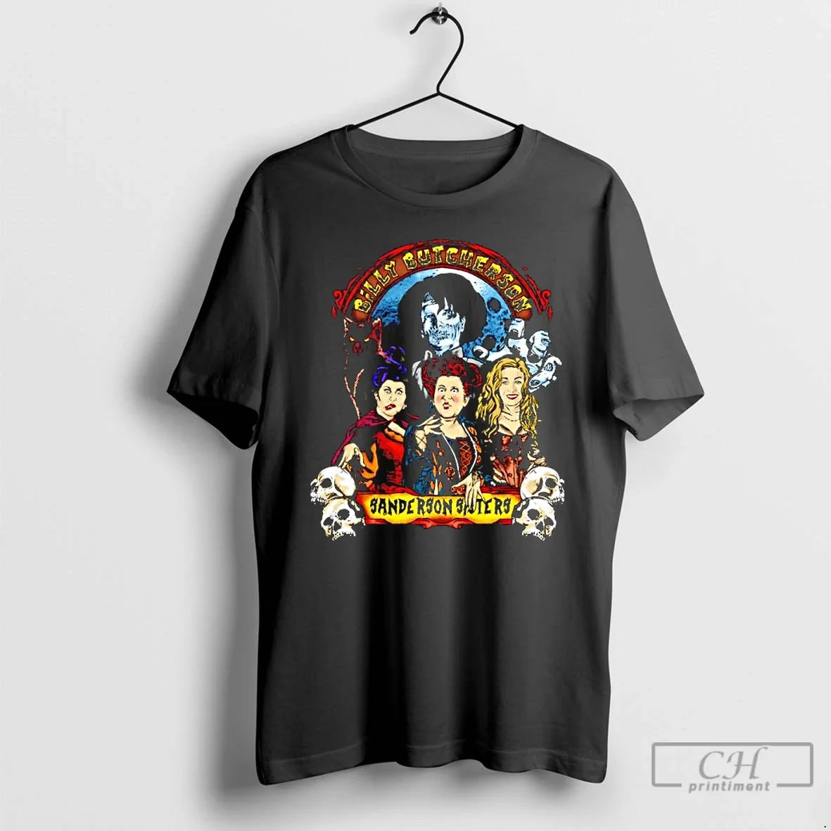 Premium Billy Butcherson Sanderson Sisters Hocus Pocus Movie T Shirts Unisex , , , Long Sleeve Tee