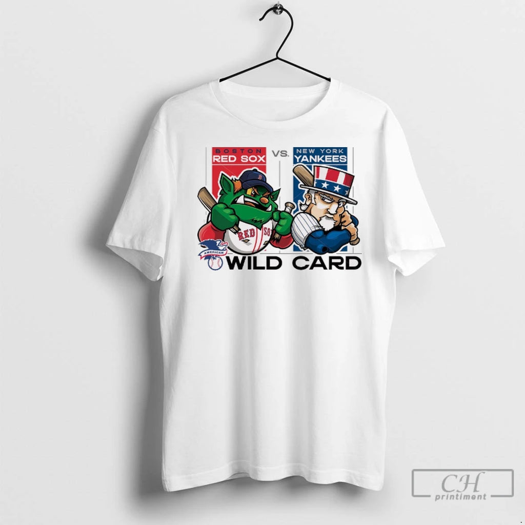 Premium Boston Red Sox Vs New York Yankees 2025 Mlb American League Wild Card Mascots