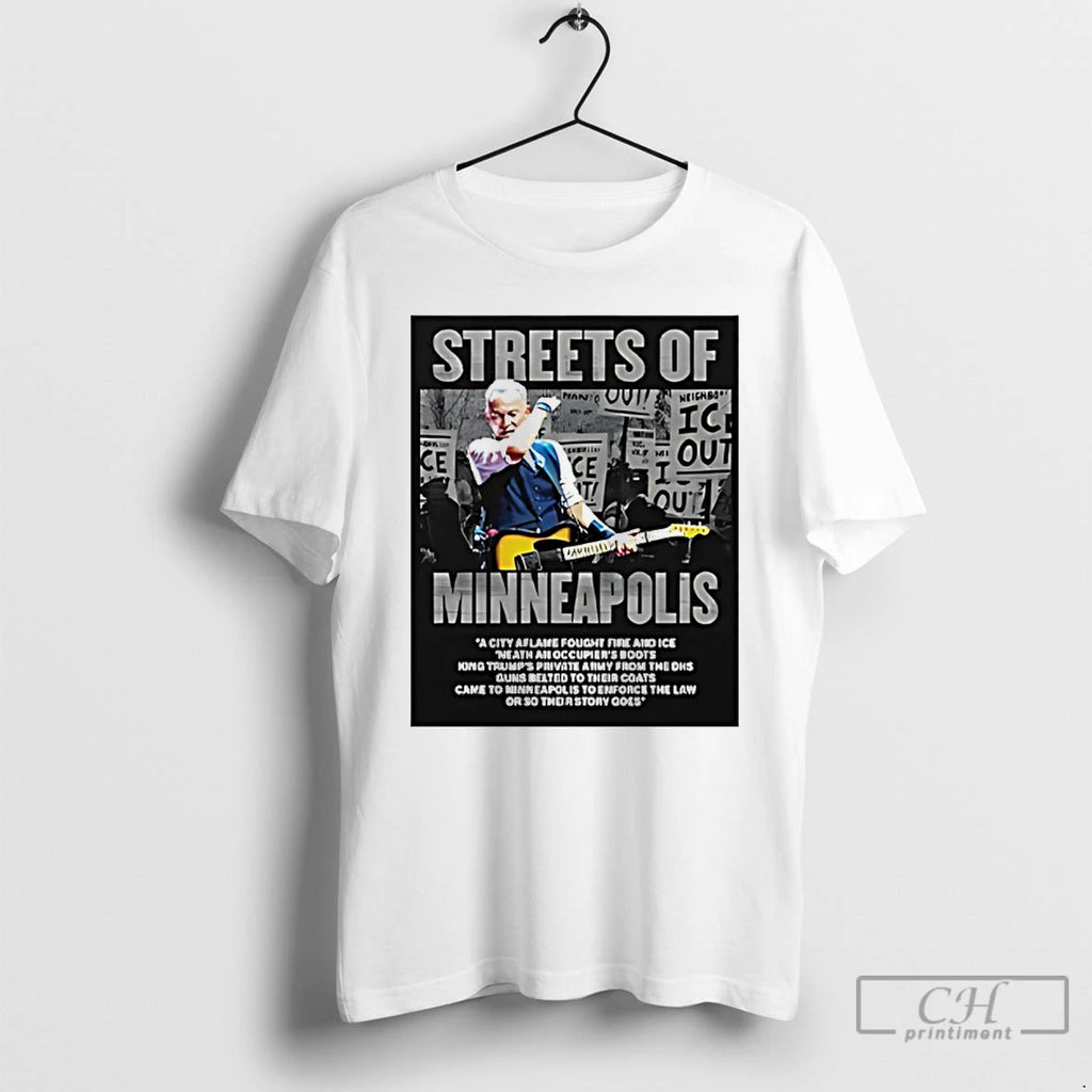 Premium Bruce Springsteen Streets Of Minneapolis Anti Ice